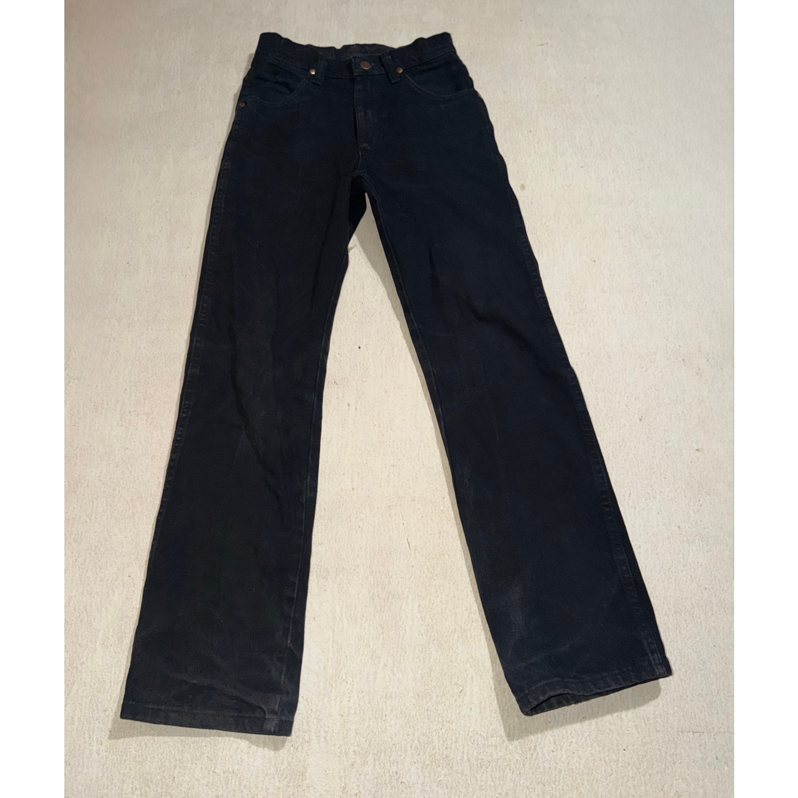 Wrangler Boys Adjustable Waistband Black Jeans